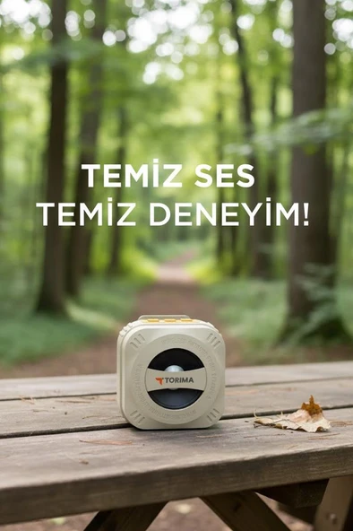 TORIMA D79 Bej Outdoor Kablosuz Wireless 4W LED Işıklı Taşınabilir Hoparlör ürün görseli