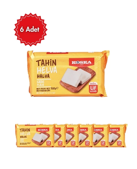 Koska Sade Helva 500 gr 6'lı Avantajlı Paket ürün görseli 1
