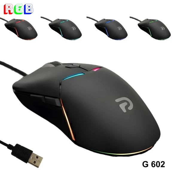 Trio - G602 RGB Gaming Mouse – USB Kablolu Oyuncu Faresi ürün görseli 1