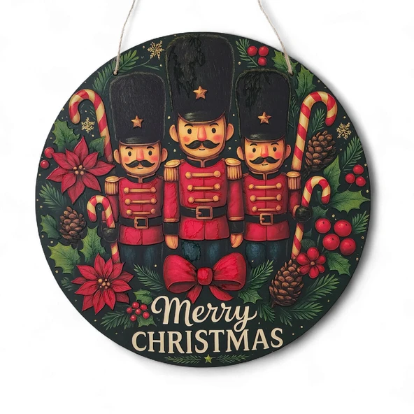 İngiliz Asker Yeni Yıl Evi Kapı ve Duvar Süsü ürün görseli
