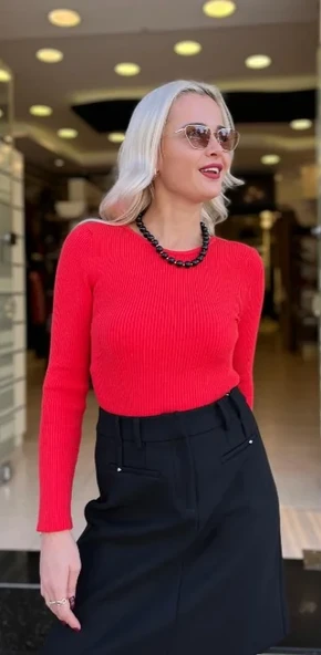 ARKASI PENCERELİ TRİKO - Resim 6