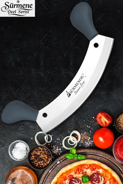 Sürmene Gri Serisi Mutfak Bıçak Seti Et Kıyma Sebze Salata Börek Pizza Bıçağı HDS-119 ürün görseli 1
