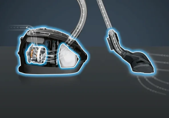 SIEMENS VSC7X300 iQ700 Toz torbalı Süpürge Kırmızı - Resim 5