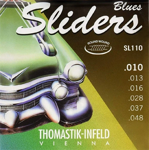Thomastik-Infeld Blues Sliders SL110 10-48, Full Set - Resim 2