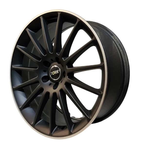 TORK-4818 8*19 5*112 ET43 66.6 MAT.BLACK JANT 4 lü Takım - Resim 2