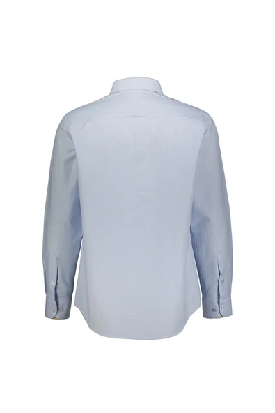 Armürlü Regular Buz Mavisi Erkek Gömlek Gm2025300030 - Resim 2