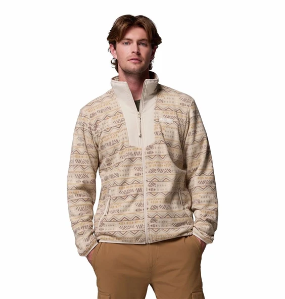 Columbia Sequoia Grove™ Printed Full Zip Bej Erkek Outdoor Polar AM4742-278 ürün görseli