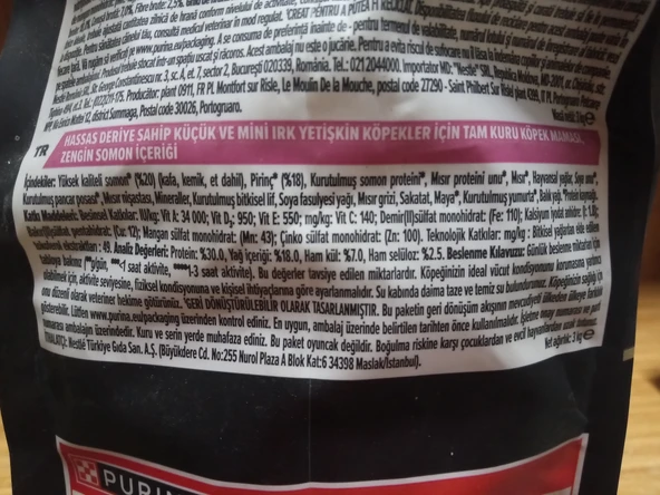 PRO PLAN Hassas Deriye Sahip Küçük ve Mini Irk Yetişkin Köpek Kuru Mama Somonlu 3 kg - Resim 3