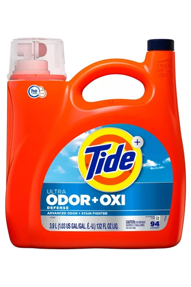 Tide Ultra Odor+Oxi Sıvı Çamaşır Deterjanı 94 Yıkama 3.9LT ürün görseli