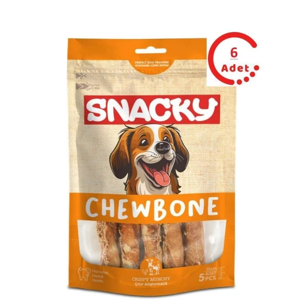 Snacky Çıtır Munchy Köpek Ödül 5li 100 gr x 6 Adet ürün görseli 1