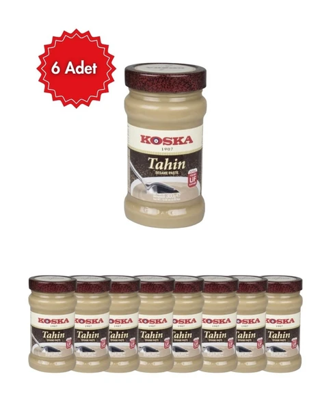 Koska Tahin 300 gr x 6 Adet (Tazeliği Koruyan Pratik 6'lı Paket) ürün görseli 1