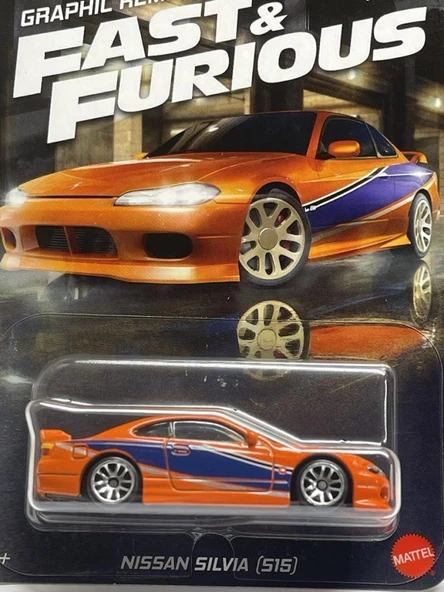 Hot Wheels Silver Series Fast & Furious Nissan Silvia S15 1/64 Model Araba ürün görseli 1