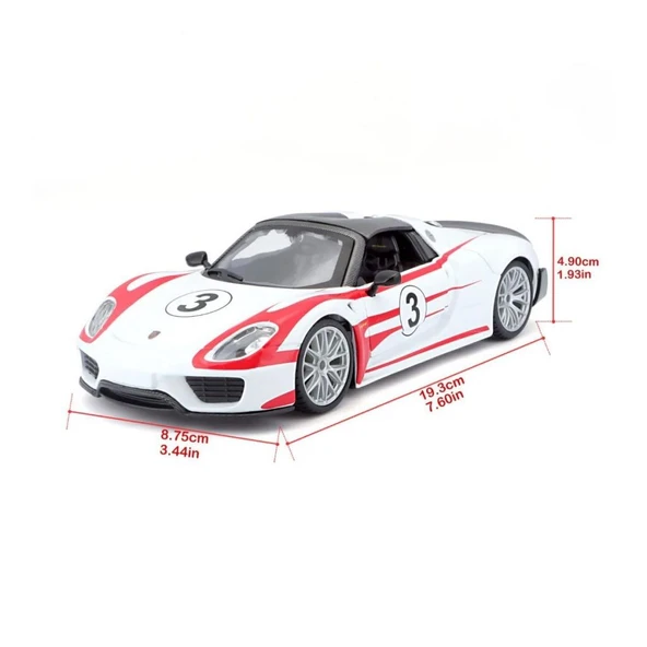28009 Porsche 918 Spyder 1:24 Model Araba -NessiWorld - Resim 2