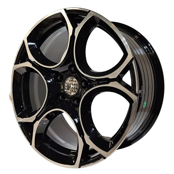 EXP-HVW0034 8*18 5*112 ET45 57.1 BLACK MACK JANT 4 lü Takım - Resim 2