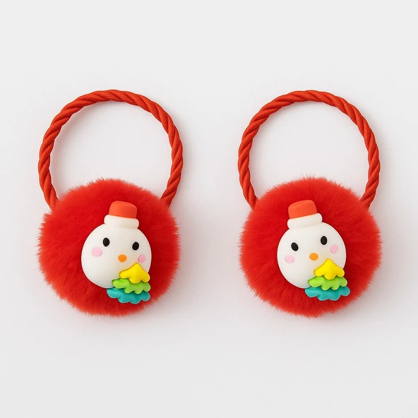 Yeni Yıl Kız Çocuk Toka Set - 2li - Resim 4