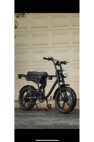 DC20 ELEKTRİKLİ BİSİKLET (SİYAH) - Resim 6