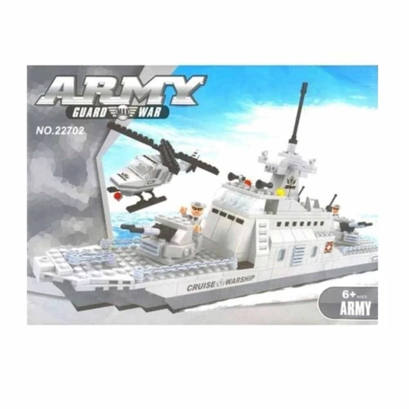 Ausini Askeri Gemi ve Helikopter 402 Parça Lego - Resim 2