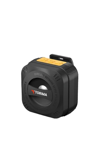 TORIMA D79 Siyah Outdoor Kablosuz Wireless 4W LED Işıklı Taşınabilir Hoparlör - Resim 4
