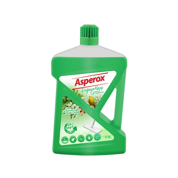 ASPEROX Yüzey Temizleyici Doğaya Kaçış Çam & Sandal Ağacı Müge Çiçeği 2,5 Lt ürün görseli 1