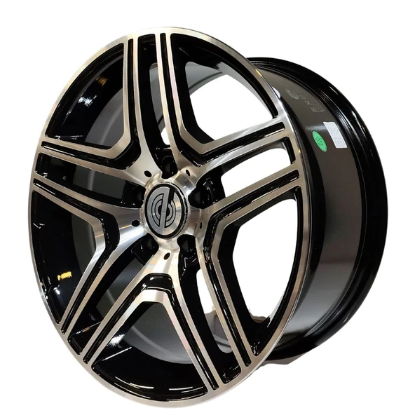 EXP-HBC0029 8*17 5*112 ET35 66.6 BLACK JANT 4 lü Takım - Resim 2