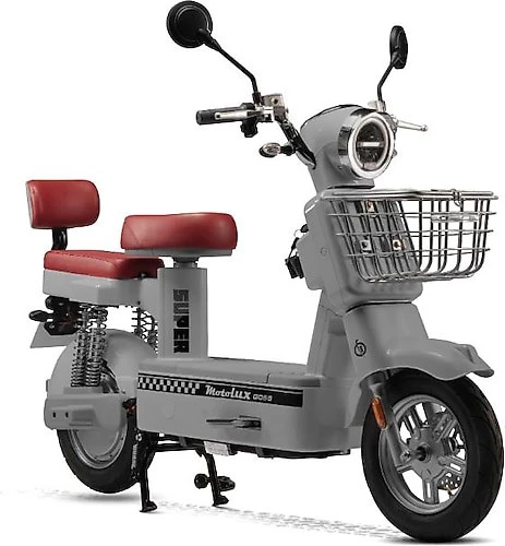 Motolux GO55 800 W Elektrikli Motosiklet Gri ürün görseli