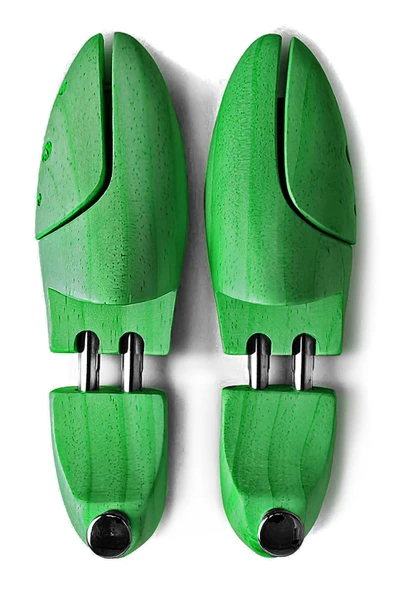 Premium Yeşil Ahşap Ayakkabı Form Kalıbı - 2