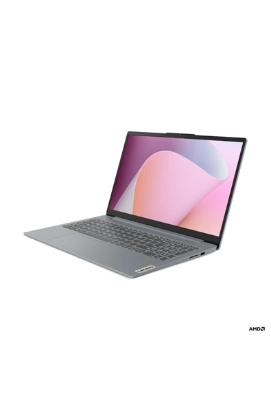 LENOVO IdeaPad Slim 3 AMD Ryzen 5-5625U 8GB 512GB SSD 15.6" FHD FreeDOS Dizüstü Bilgisayar 82XM00PVTX - Resim 3