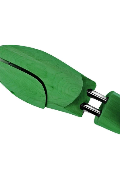 Premium Yeşil Ahşap Ayakkabı Form Kalıbı - 4