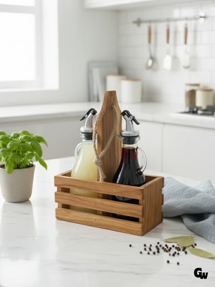 Ahşap Doğal 2Li Tombul Set Yağdanlık ve Sosluk Takımı(SET)(KİRAZ) Ahşap Rengi 5 SET ürün görseli