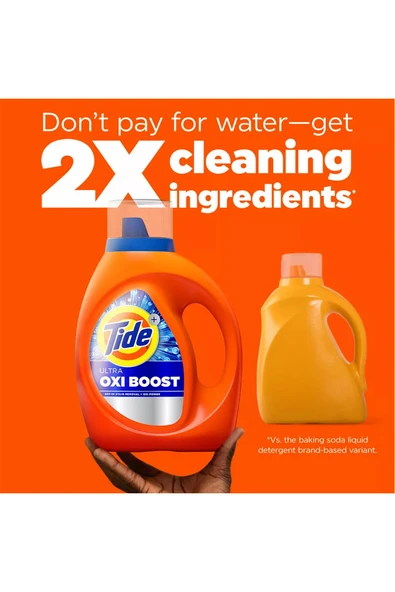 Tide Ultra Oxi Boost Sıvı Çamaşır Deterjanı 94 Yıkama 3.9LT - Resim 7