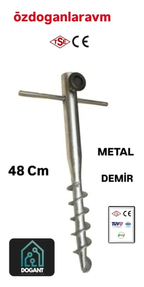 Deniz Plaj Şemsiyesi Seti Çanta - Kazık - Resim 3
