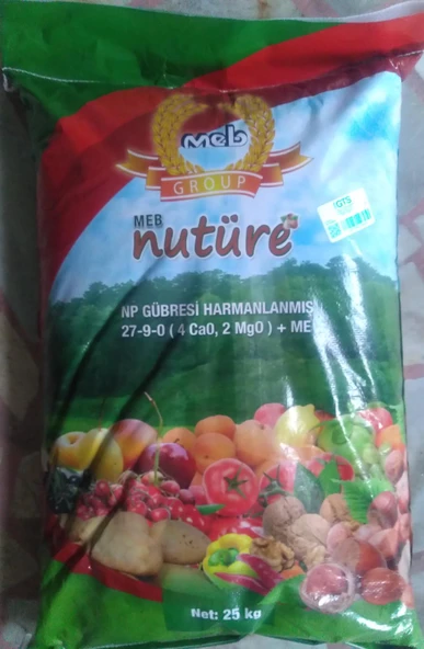 MEB Nutüre 25 kg Harmanlanmış NP Gübresi, 40 Torba - Resim 2