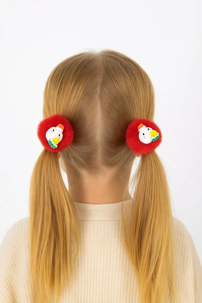 Yeni Yıl Kız Çocuk Toka Set - 2li - Resim 2