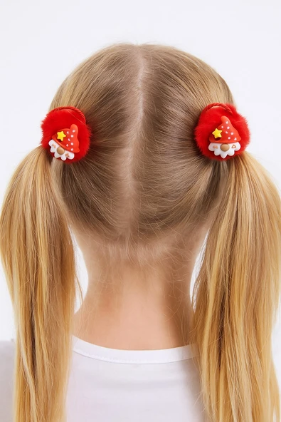 Yeni Yıl Kız Çocuk Toka Set - 2li - Resim 3