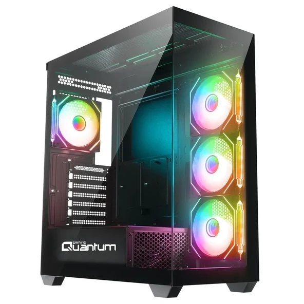 Quantum Gaming AquaRGB HY1916 Intel Ultra 5 225F 32GB DDR5 1TB NVMe SSD RTX 5060 8GB Masaüstü Oyuncu Bilgisayarı - Resim 2