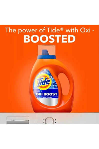 Tide Ultra Oxi Boost Sıvı Çamaşır Deterjanı 94 Yıkama 3.9LT - Resim 4