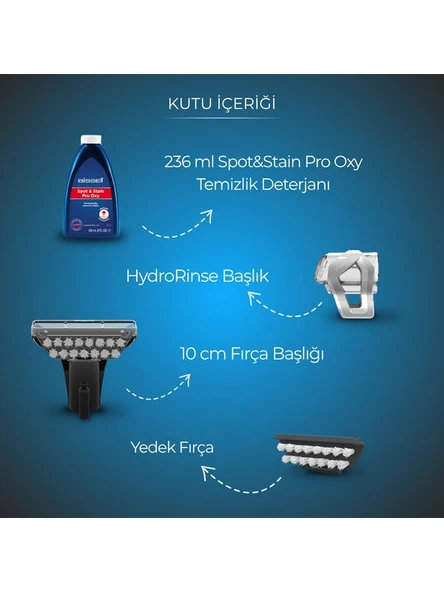 Bissell Spotclean Mini Halı – Koltuk Yıkama Makinesi - Resim 3