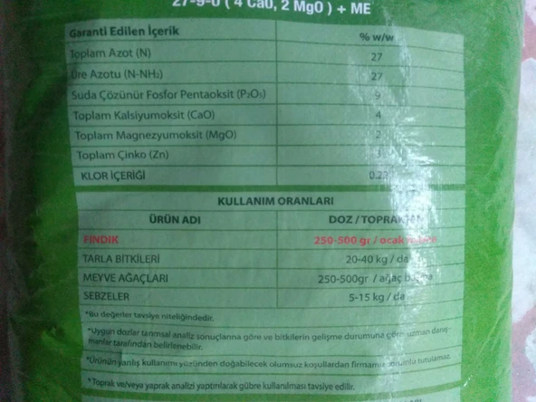MEB Nutüre 25 kg Harmanlanmış NP Gübresi, 40 Torba - Resim 6