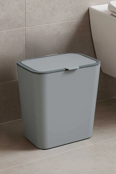 Prima Nova Flip Çöp Kovası -  Gri ürün görseli