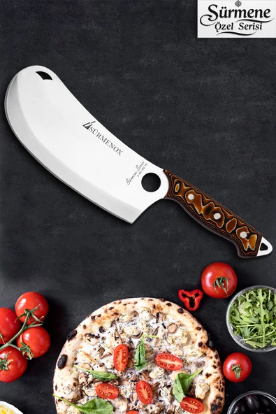 Sürmene Serisi Mutfak Bıçak Seti Pide Börek Pizza Salata Bıçağı Kahve Verzalit Sap HDS-127 ürün görseli 1