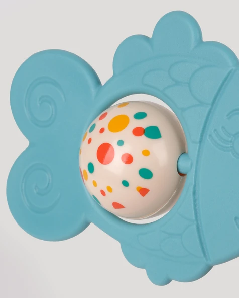 Arkadaşım Balık Diş Kaşıyıcı Çıngırak-Petrol Yeşili - Resim 2