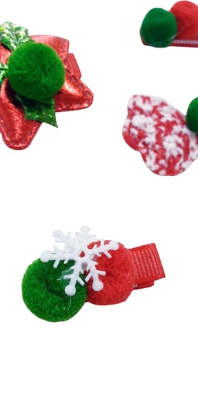 Yeni Yıl Kız Çocuk Toka Set - 5li - Resim 4