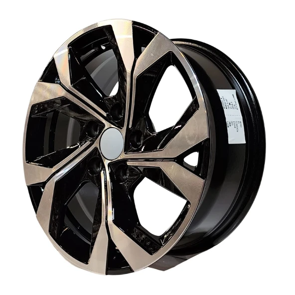 MARCOPOLO 6.5*16 5*114.3 ET35 72.56 BLACK MACK JANT 4 lü Takım - Resim 2