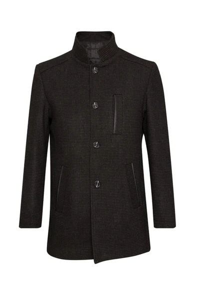 Hakim Yaka Siyah Erkek Kaban ürün görseli