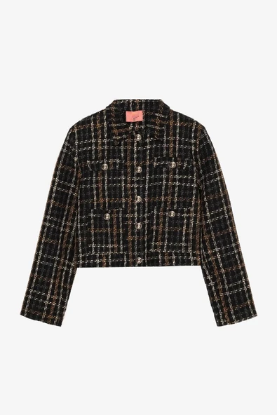 Quzu Düğme Detaylı Kadın Ceket ürün görseli 1