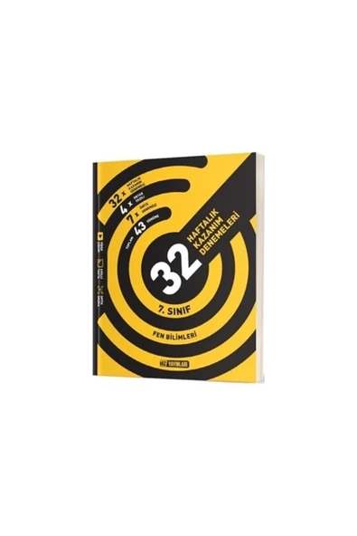 7. Sınıf Fen Bilimleri 32 Haftalık Kazanım Denemeleri ürün görseli