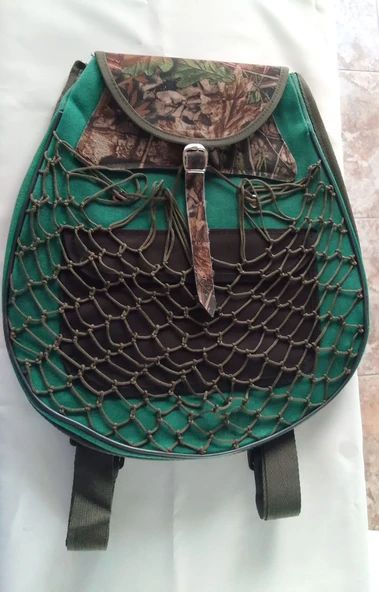 MUMLU BRANDA KUMAŞLİ LÜKS AVCİ SIRT ÇANTASI ürün görseli