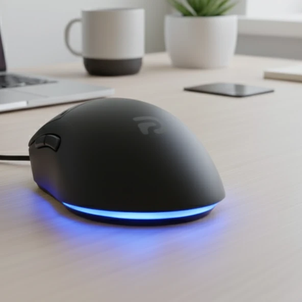 Trio - G100Y RGB Mouse – USB Kablolu Mouse - Resim 5