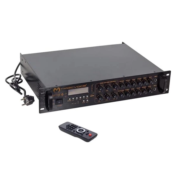 Magicvoice MV-1218 6 Kanal 80W Rms Trafolu Ses Mixer ürün görseli