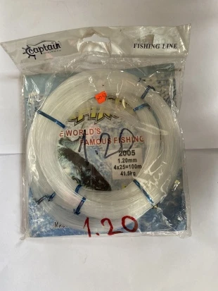 CAPTAİN ALPINUS 1.20 MM 4X25=100 METRE POŞET MİSİNA ürün görseli